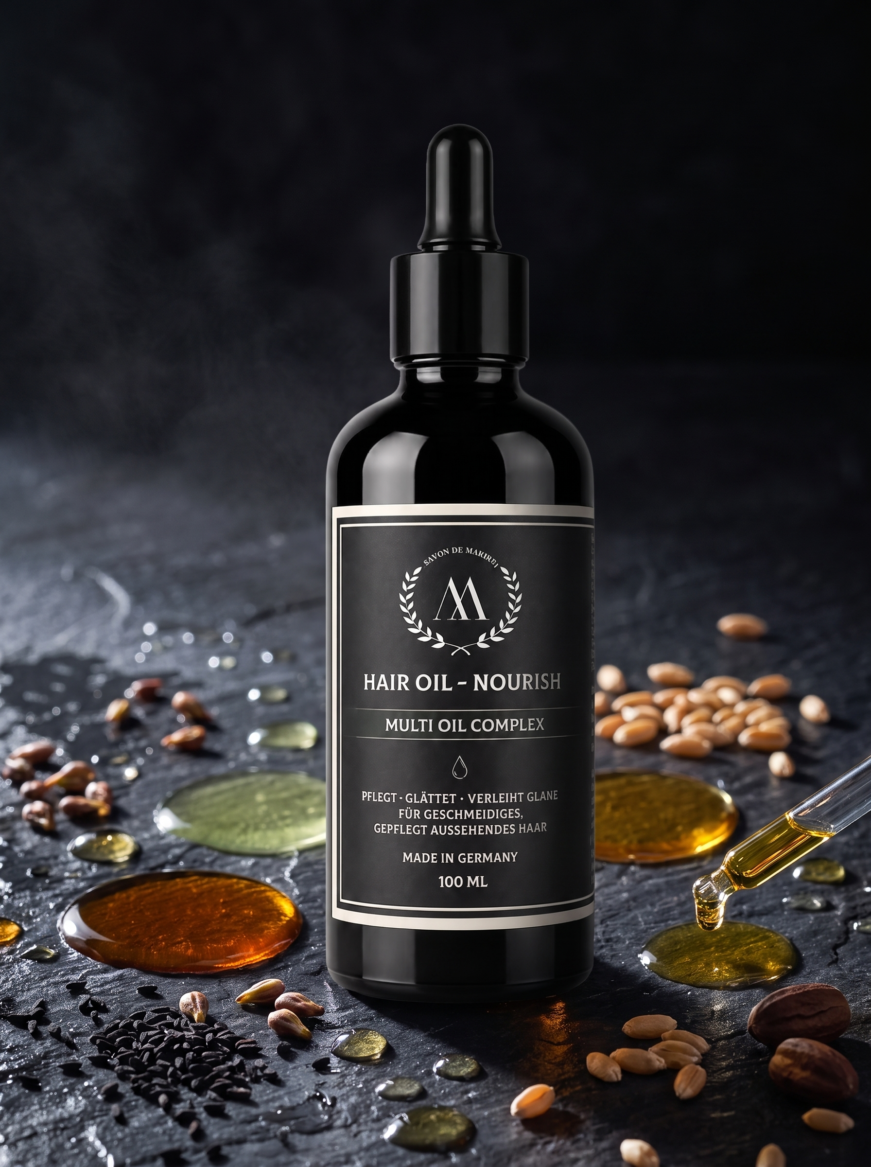 Hair Oil – Nourish von Savon de Mardini, Multi-Oil-Complex aus neun Ölen