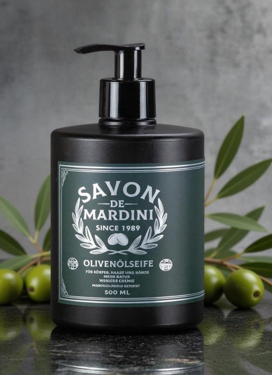 Flüssige Olivenölseife ohne Duft 500ml