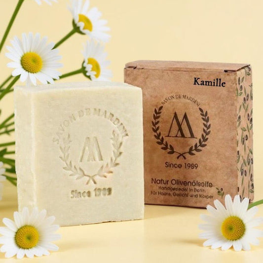 Olivenölseife mit Kamillenduft