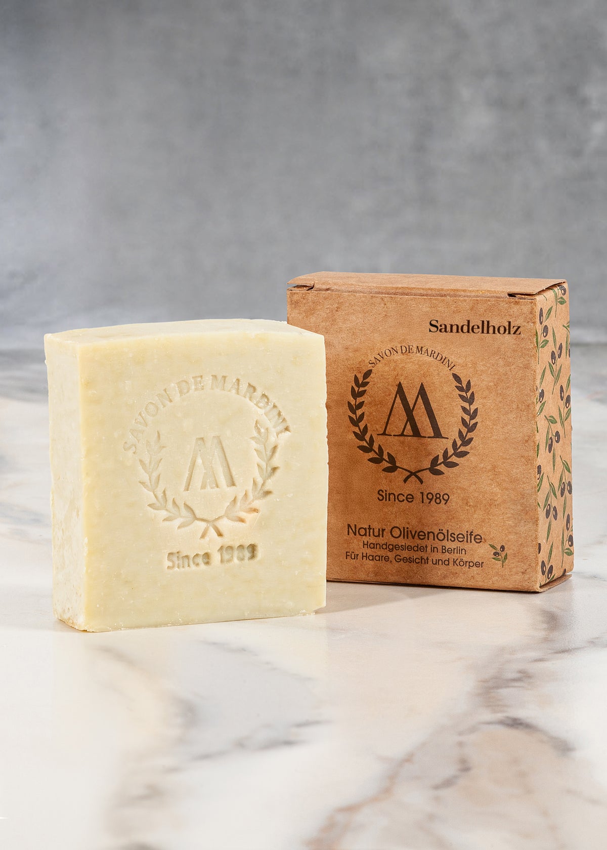 Olivenölseife - Sandelholz Duft ca. 100g
